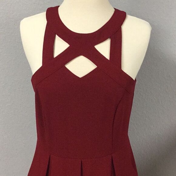 Red Mini Dress Size Large - Picture 2 of 5